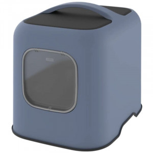 GIMCAT SMART OLIMPIA BLUE slēgta kaķu tualete 51x39,5x44 cm